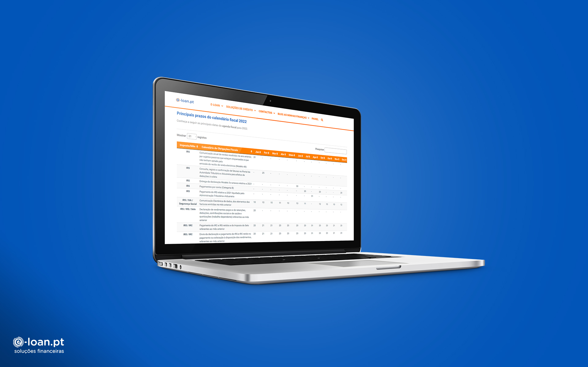 calendario fiscal 2022